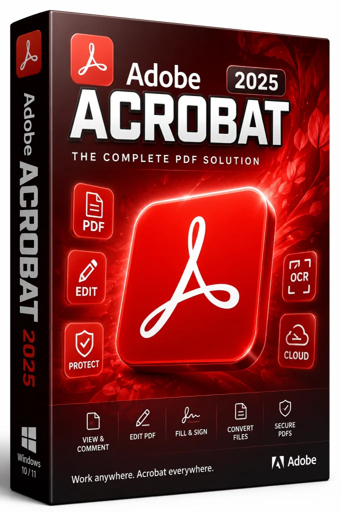 Adobe Acrobat Pro DC 2026 Old & Previous Versions icon/logo