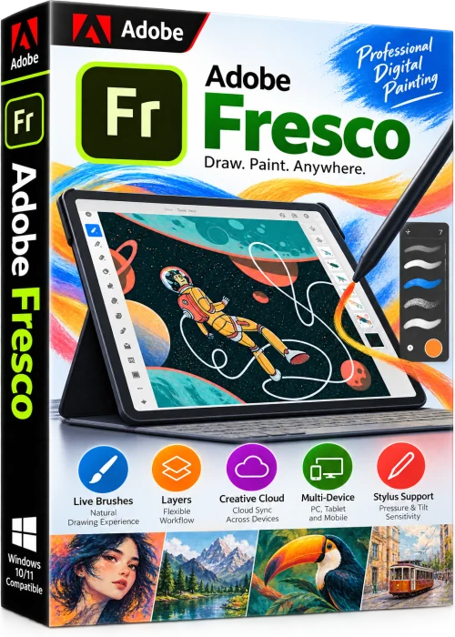 Adobe Fresco Full PC Free Download 64-bit Offline Installer icon/logo