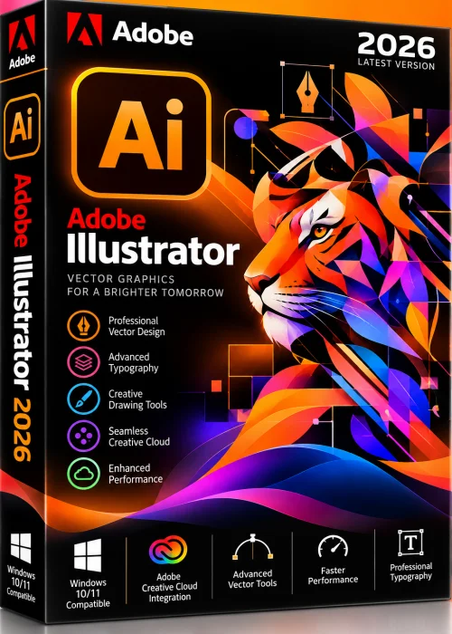 Adobe Illustrator 2026 Full PC Free Download Old & Previous Versions icon/logo