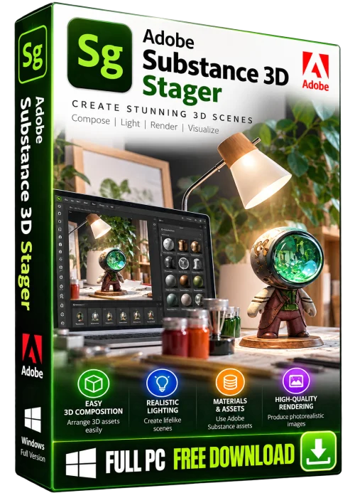 Adobe Substance 3D Stager Full PC Free Download