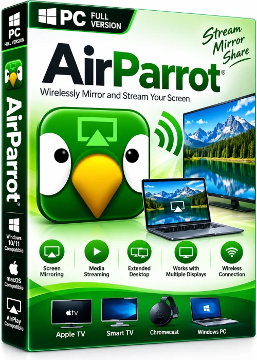 AirParrot Full PC Free Download Old & Previous Versions icon/logo