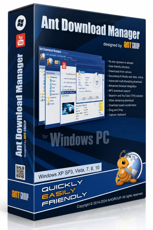 Ant Download Manager PRO 64-bit Offline Installer icon/logo
