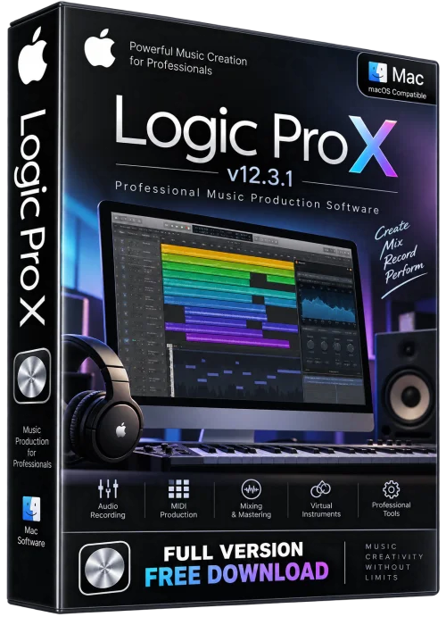Apple Logic Pro X Full MacOSX for Windows 10/11 icon/logo