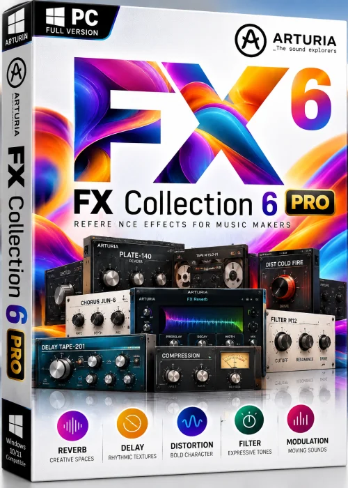 Arturia FX Collection 6 PRO Full PC Free Download Old & Previous Versions icon/logo