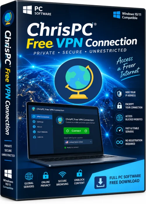 ChrisPC Free VPN Connection Full PC Free Download
