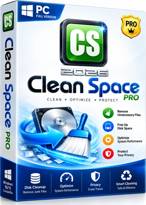 Clean Space Pro Full 2026 PC Free Download icon/logo
