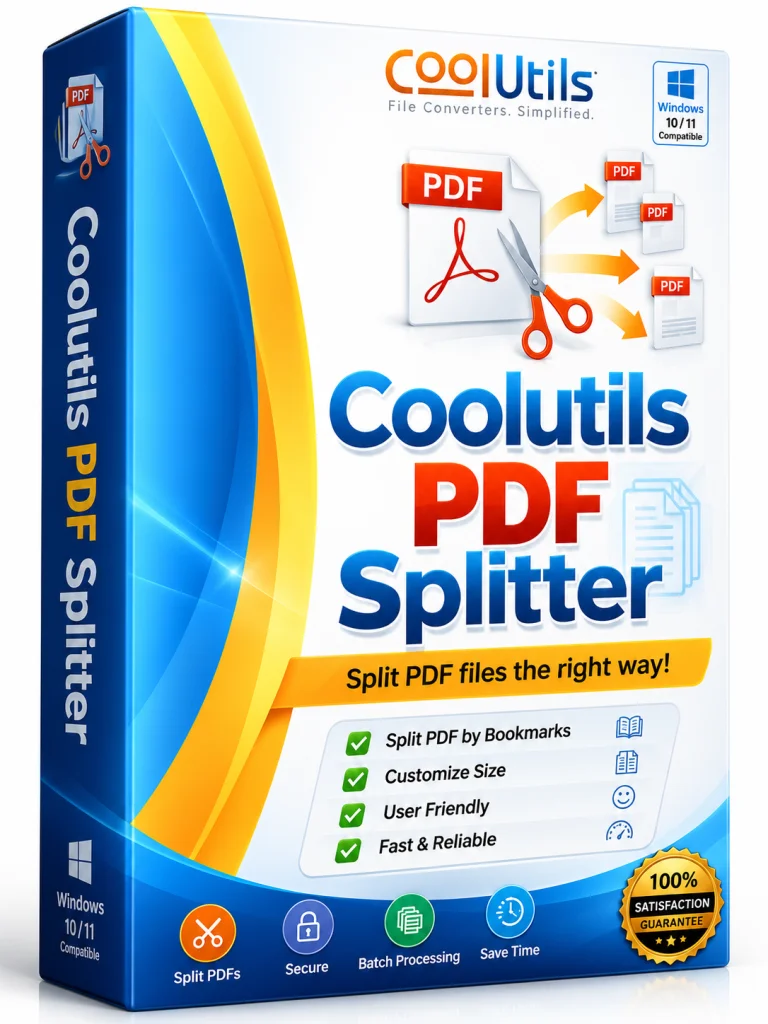 CoolUtils PDF Splitter Pro for Windows 10/11 icon/logo