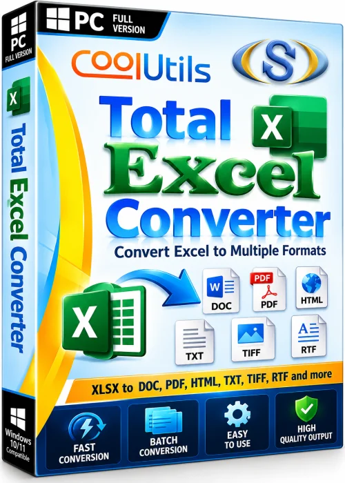 Coolutils Total Excel Converter Full PC Free Download Old & Previous Versions icon/logo