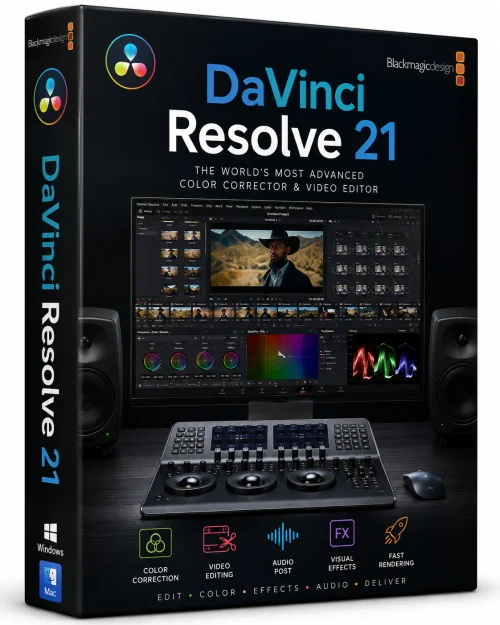 DaVinci Resolve Full Old & Previous Versions icon/logo