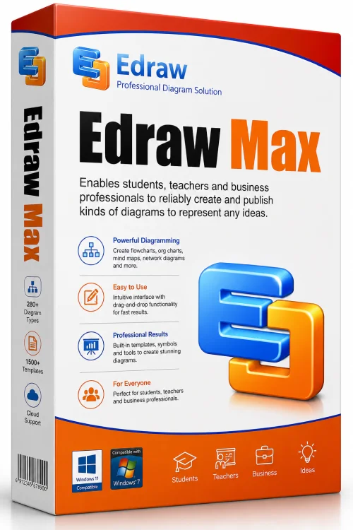 EDrawSoft EDRaw Max for Windows 10/11 icon/logo