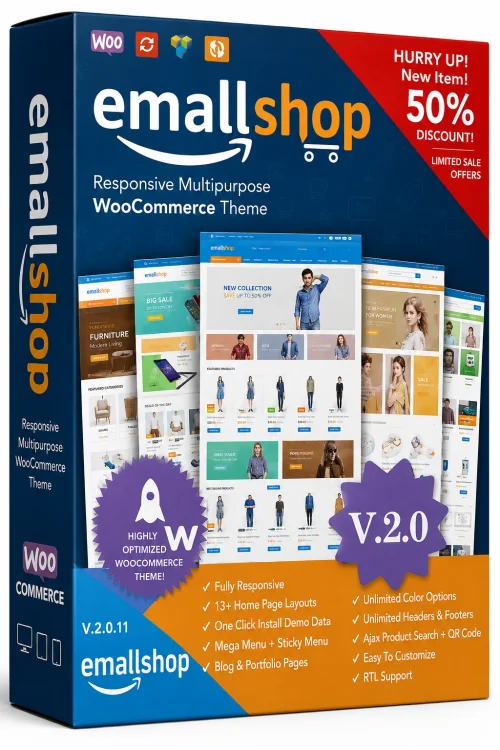 EmallShop - Responsive Multipurpose WooCommerce Theme for Windows 10/11 icon/logo