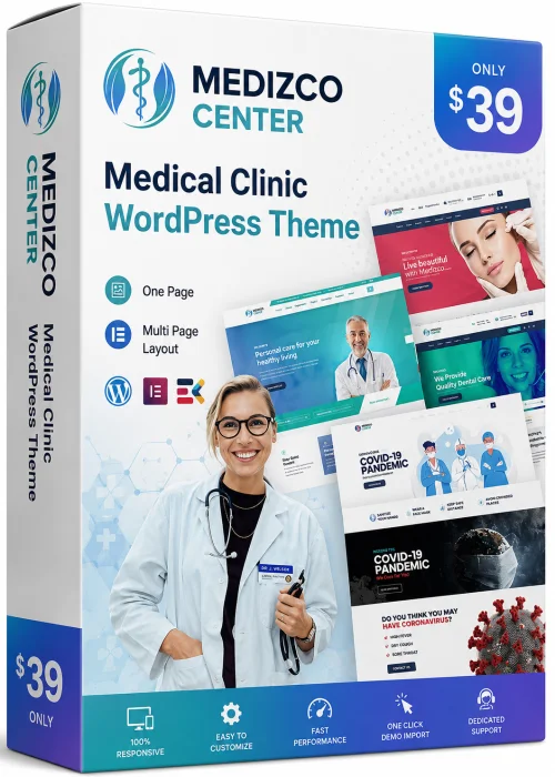 Free Medizco - Medical Health & Dental Care Clinic WordPress Theme