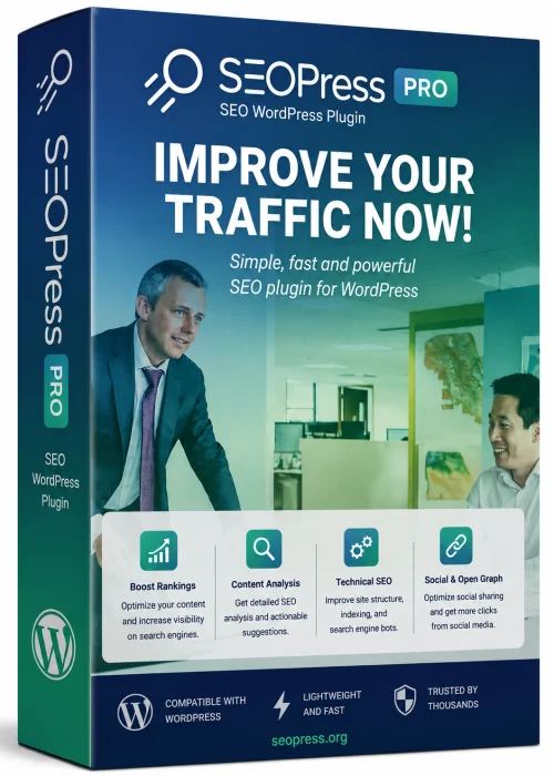 Free SEOPress Pro - Seo WordPress Plugin Old & Previous Versions icon/logo