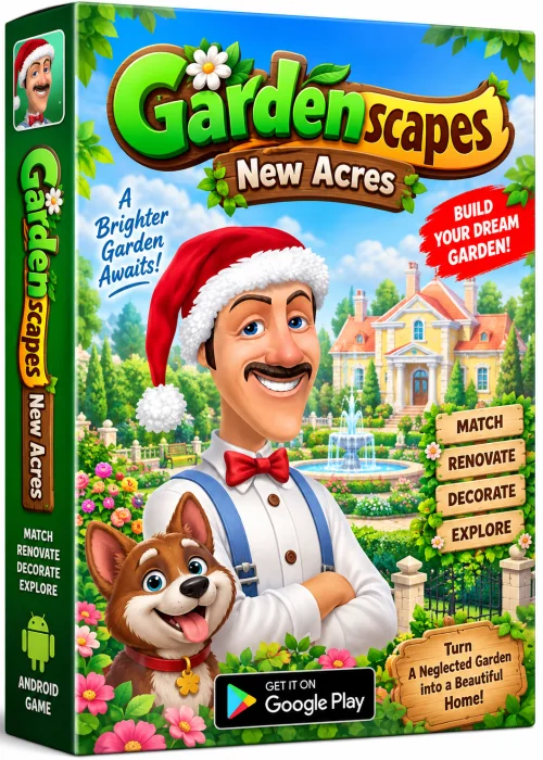 Gardenscapes New Acres APK Full Mod Unlimited Money Old & Previous Versions icon/logo