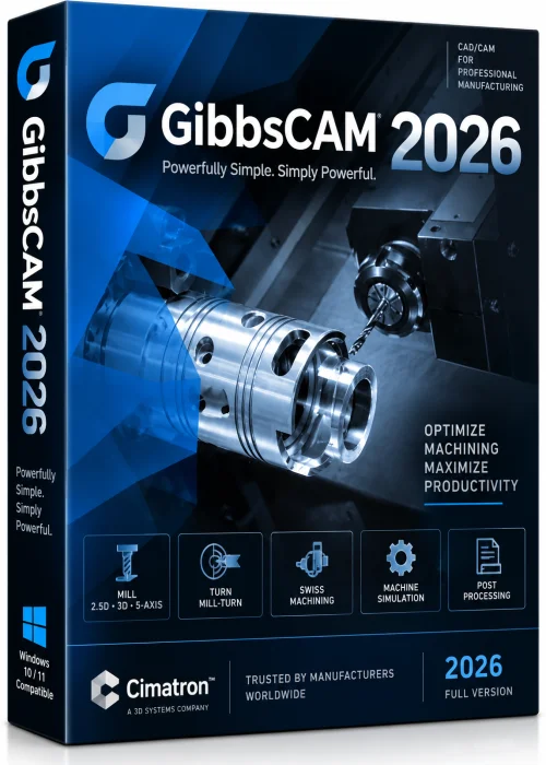 GibbsCAM 2026 Full PC Old & Previous Versions icon/logo