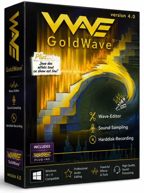 GoldWave Program for Windows 10/11 icon/logo