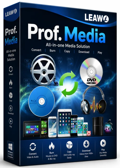 Leawo Prof. Media Full PC Old & Previous Versions icon/logo