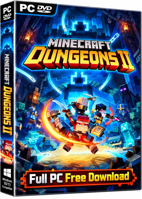 Minecraft Dungeons 2 Full PC Free Download Old & Previous Versions icon/logo