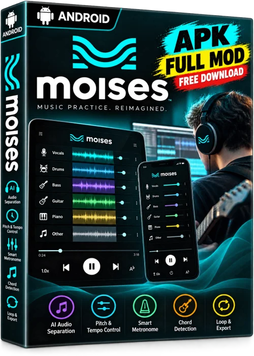 Moises Apk Full Mod Free Download for Windows 10/11 icon/logo