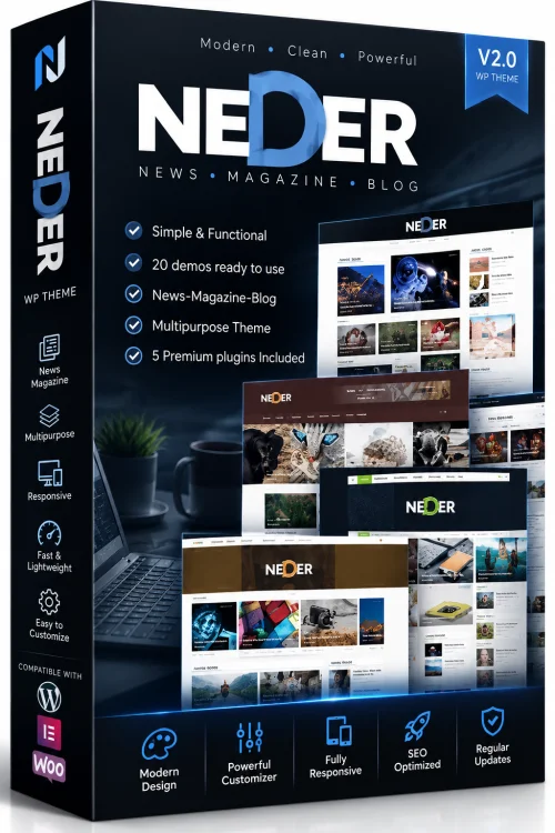 Neder - WordPress News Magazine and Blog Theme