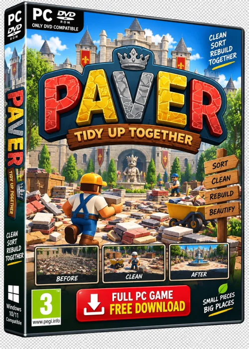 Paver Tidy Up Together Full PC Free Download for Windows 10/11 icon/logo