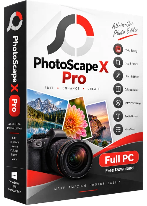 PhotoScape X Pro Full PC Free Download icon/logo