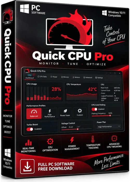 Quick CPU Pro Full PC Free Download