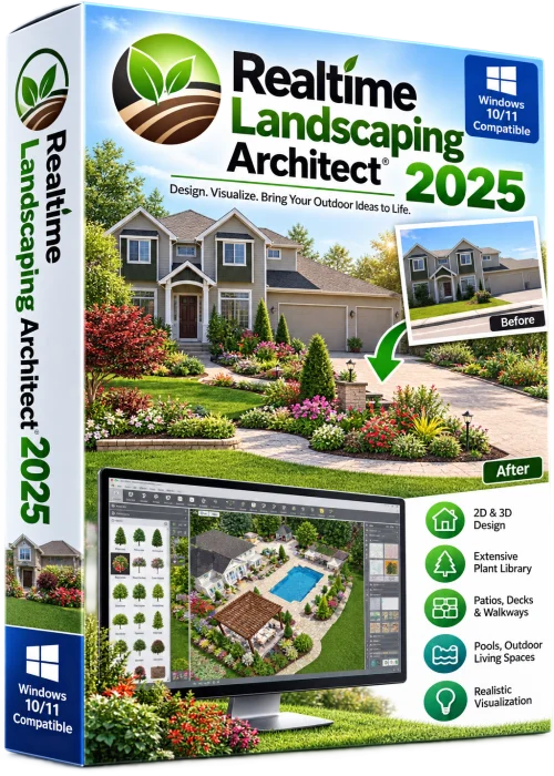 Realtime Landscaping Architect 2025 Full PC Free Download Old & Previous Versions icon/logo