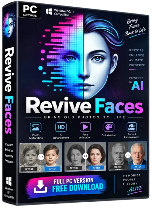 Revive Faces Full PC Free Download Old & Previous Versions icon/logo