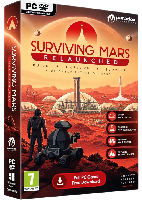 Surviving Mars Relaunched Full PC Game Free Download for Windows 10/11 icon/logo