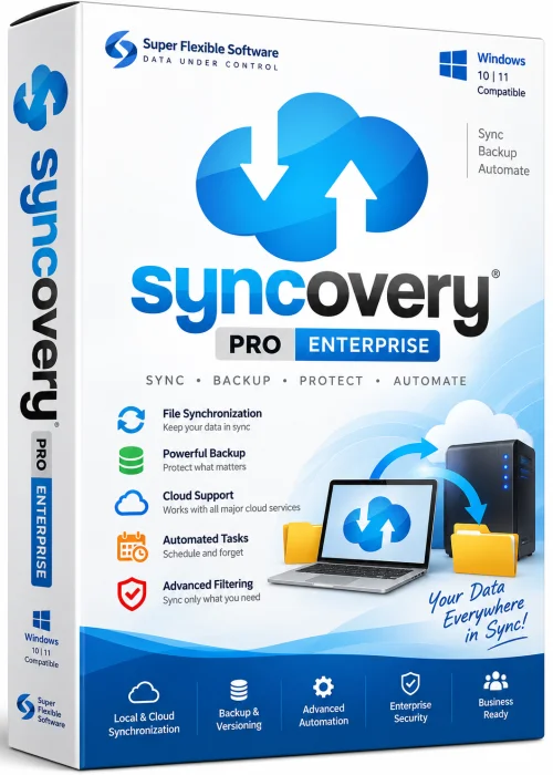 Syncovery Pro Enterprise / Premium Full PC Old & Previous Versions icon/logo