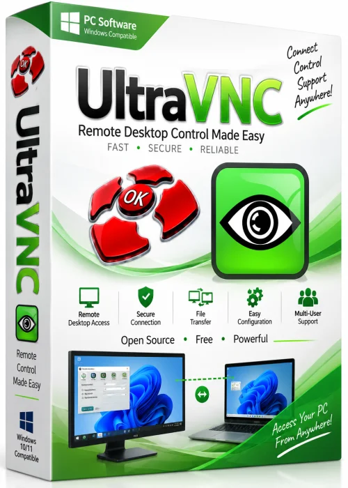 UltraVNC Full PC for Windows 10/11 icon/logo