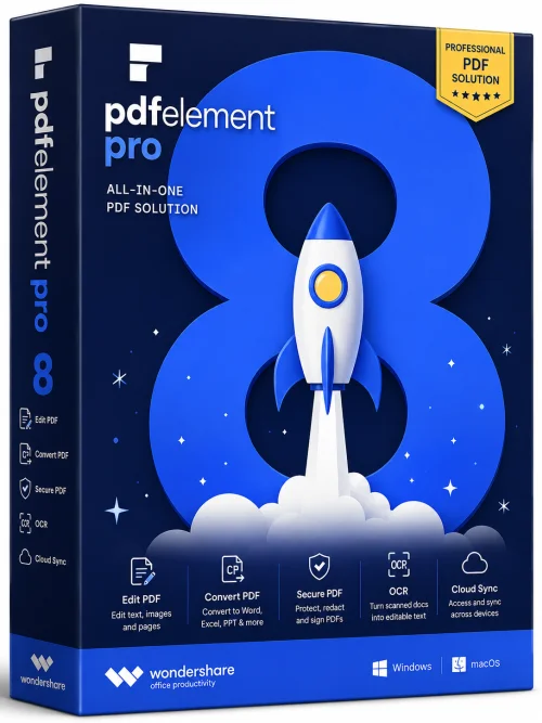 Wondershare PDFelement Pro Old & Previous Versions icon/logo