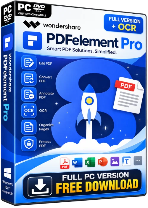Wondershare PDFelement Pro Full + OCR Free Download Old & Previous Versions icon/logo