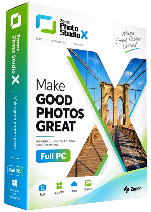 Zoner Photo Studio X Full PC 64-bit Offline Installer icon/logo